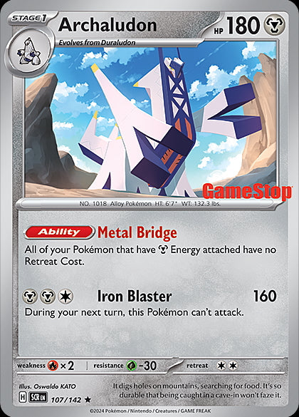 Stellar Crown Archaludon #107 GameStop Promo